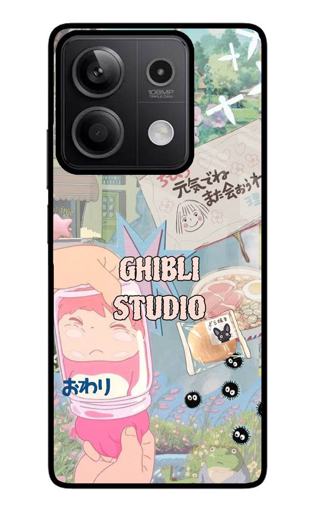 Studio Ghibli Redmi Note 13 5G Glass Case