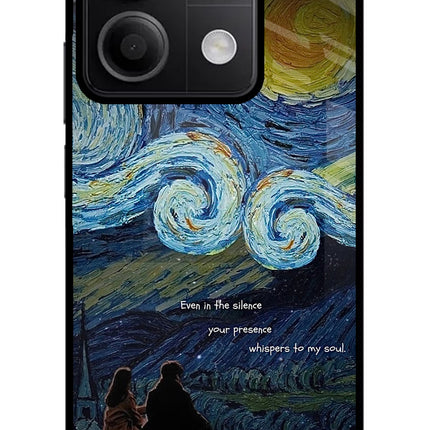 Softcore Redmi Note 13 5G Glass Case Back Cover by Casekaro