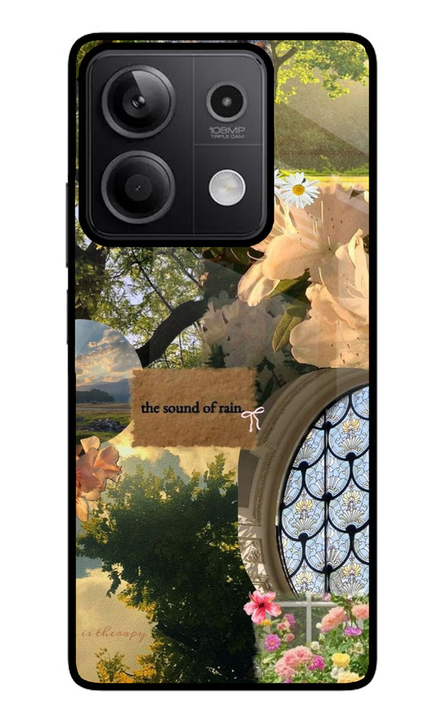Rain Redmi Note 13 5G Glass Case