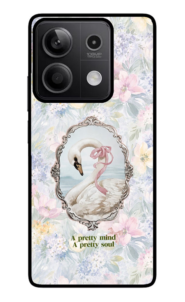 Pretty Mind Pretty Soul Redmi Note 13 5G Glass Case