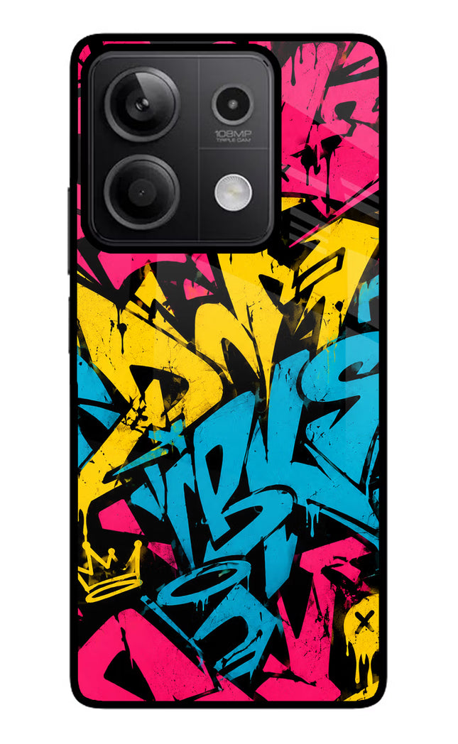 Graffiti Vibe Redmi Note 13 5G Glass Case