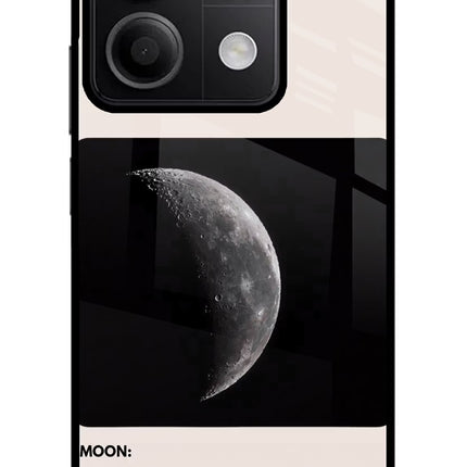 Moon Phase Redmi Note 13 5G Glass Case