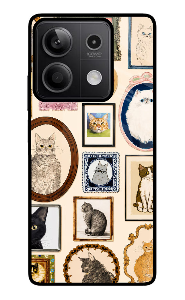 Mirror Cats Redmi Note 13 5G Glass Case
