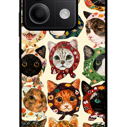 Cool Cat Redmi Note 13 5G Glass Case