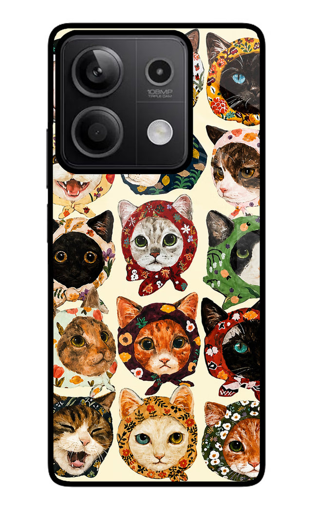 Cool Cat Redmi Note 13 5G Glass Case