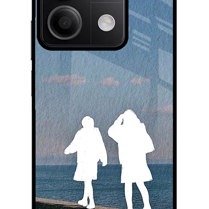 Coastal Dream Redmi Note 13 5G Glass Case Back Cover by Casekaro