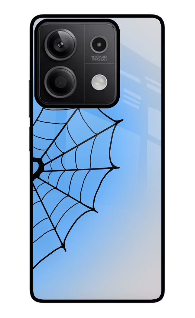 Blue Web Redmi Note 13 5G Glass Case