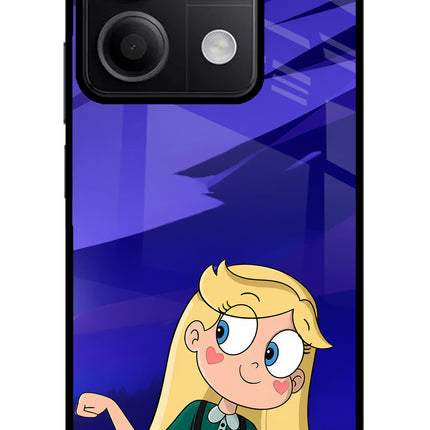 Star Glow Redmi Note 13 5G Glass Case