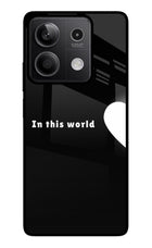This World Redmi Note 13 5G Glass Case