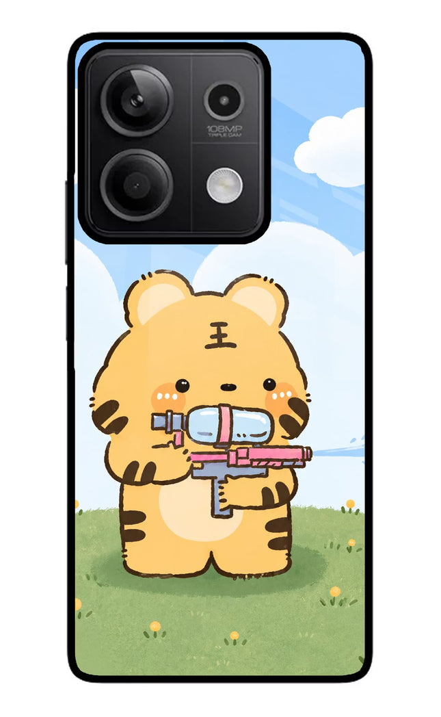 Tiger Treat Redmi Note 13 5G Glass Case