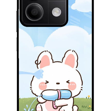 Bunny Treat Redmi Note 13 5G Glass Case