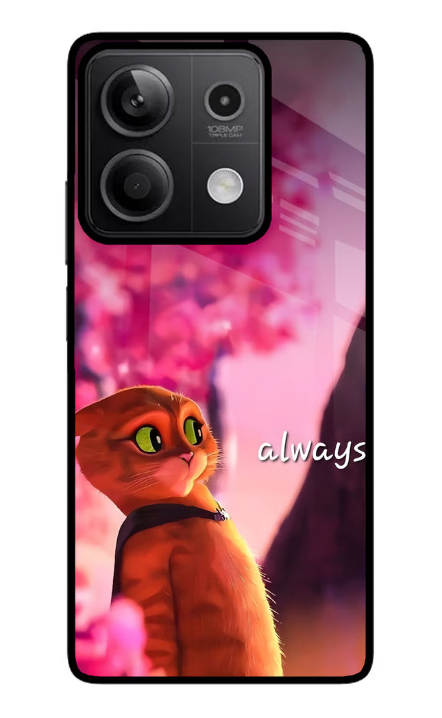 Always Cat Redmi Note 13 5G Glass Case