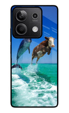 Dolphin vs Cow Redmi Note 13 5G Glass Case