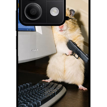 Hacker Hamster Redmi Note 13 5G Glass Case