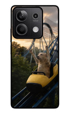 Rollercoaster Dog Redmi Note 13 5G Glass Case