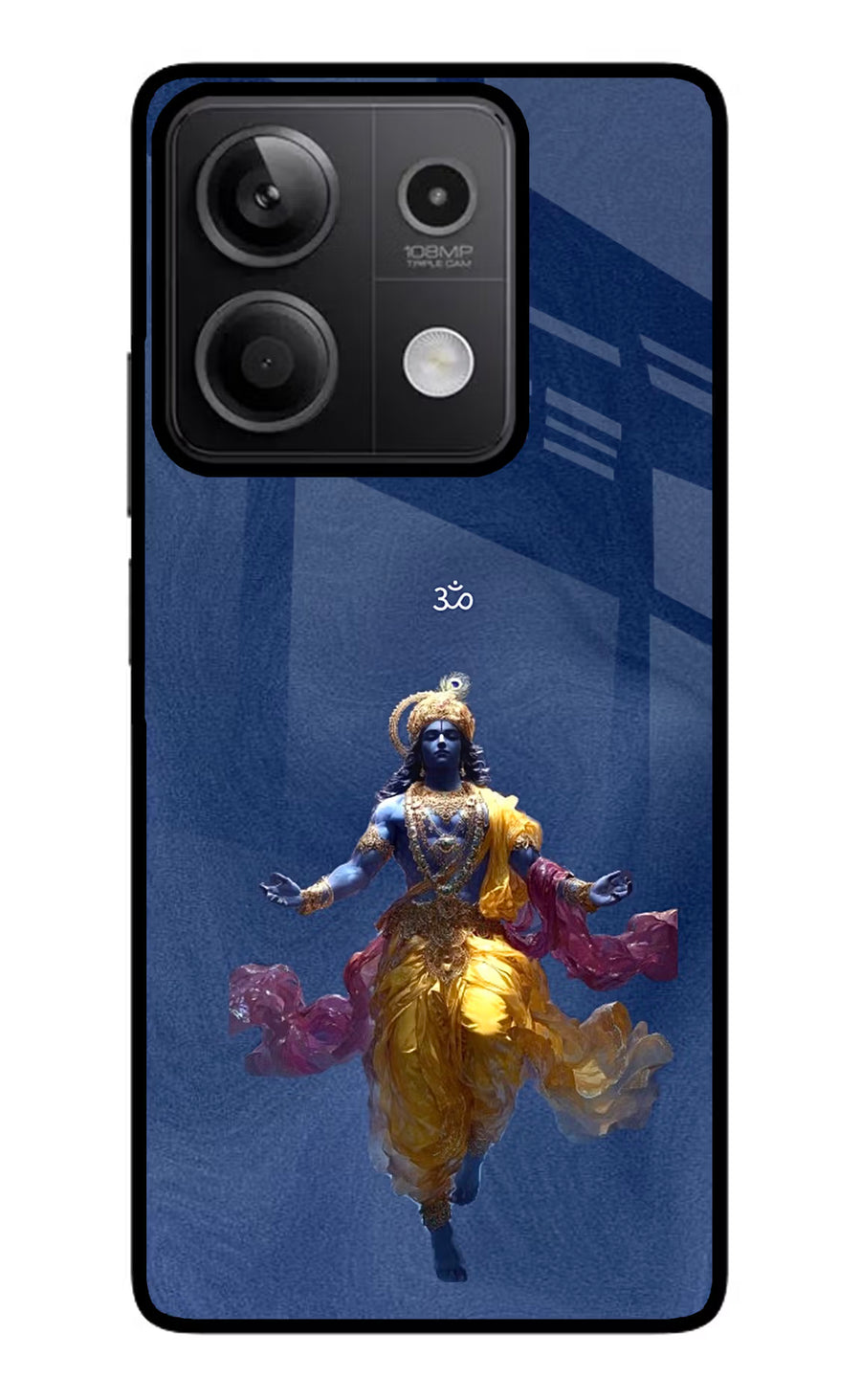 Cosmic Krishna Redmi Note 13 5G Back Cover, Glass case