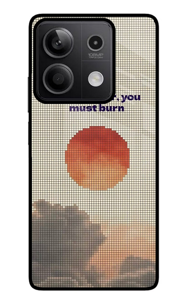 Pixel Sun Redmi Note 13 5G Glass Case