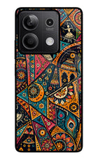 Folk Print Redmi Note 13 5G Glass Case