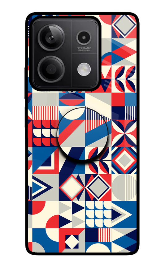 Colorful Pattern Redmi Note 13 5G Glass Case