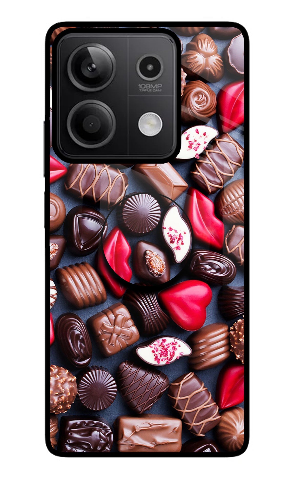 Chocolates Redmi Note 13 5G Glass Case