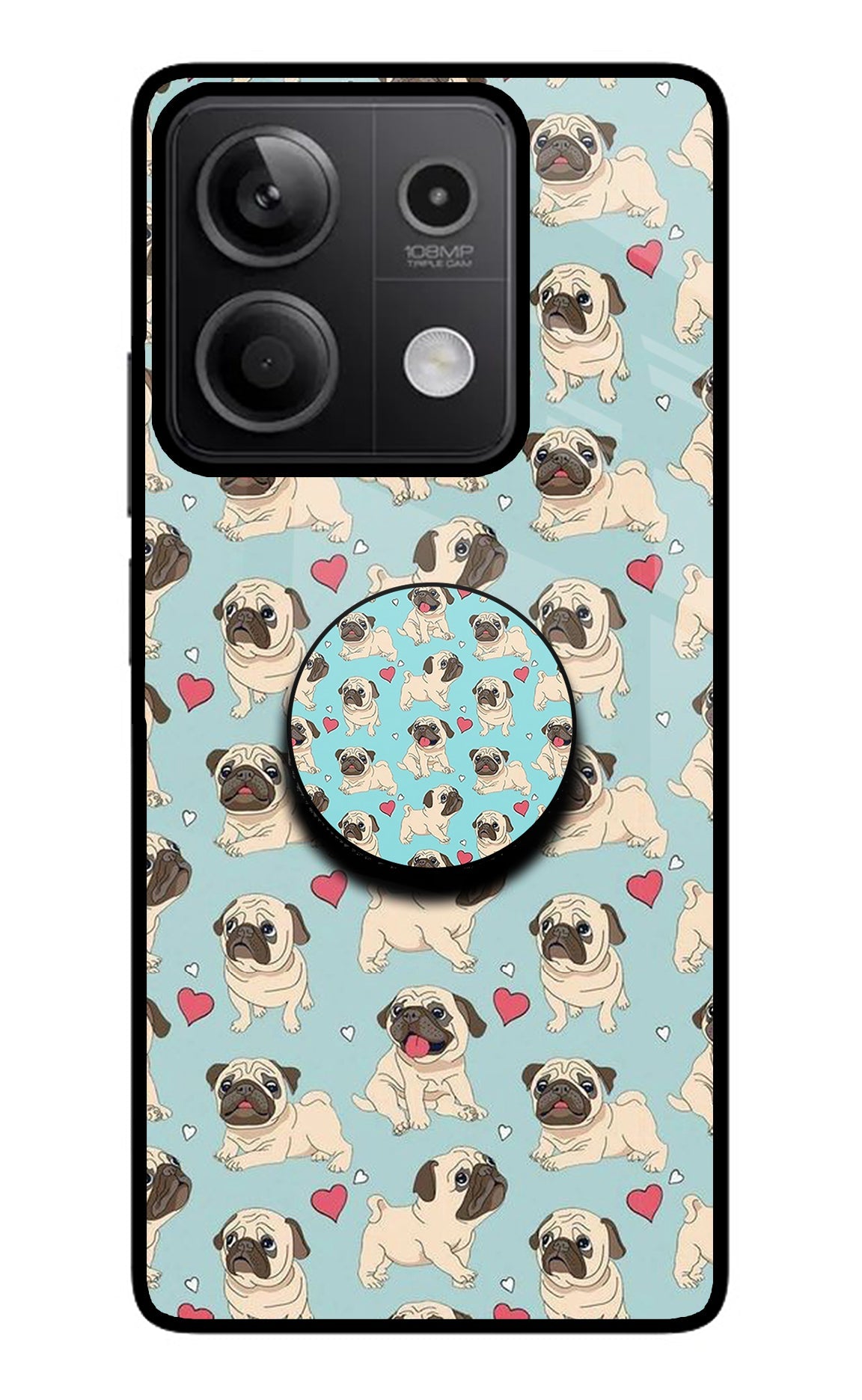 Pug Dog Redmi Note 13 5G Pop Case