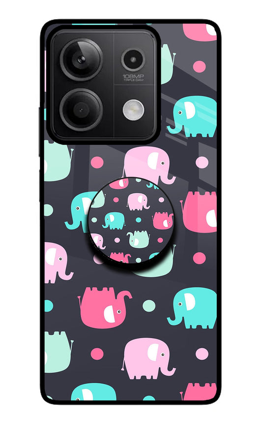 Baby Elephants Redmi Note 13 5G Glass Case