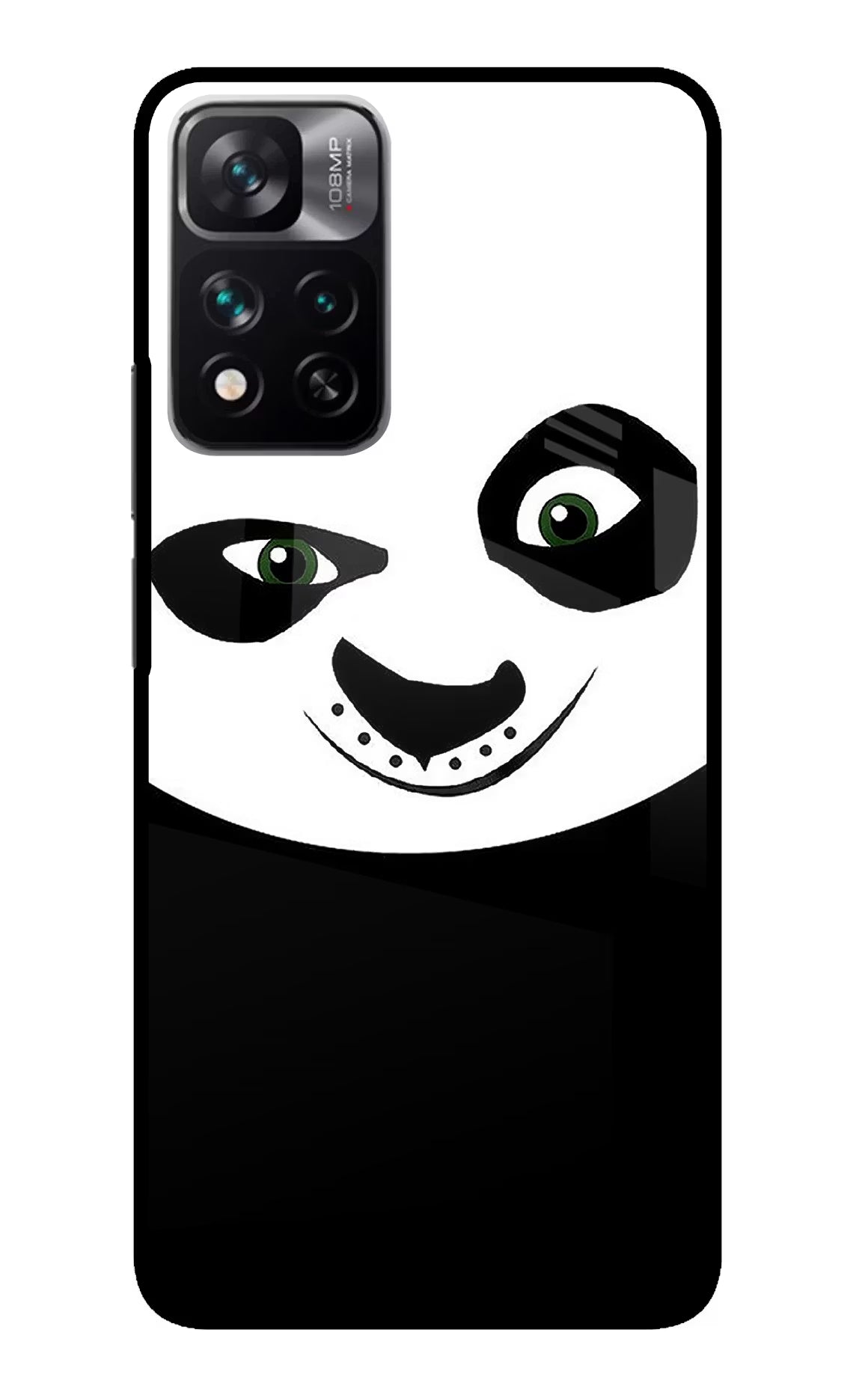 Panda Redmi Note 13 Pro 5G Glass Case Back Cover by Casekaro