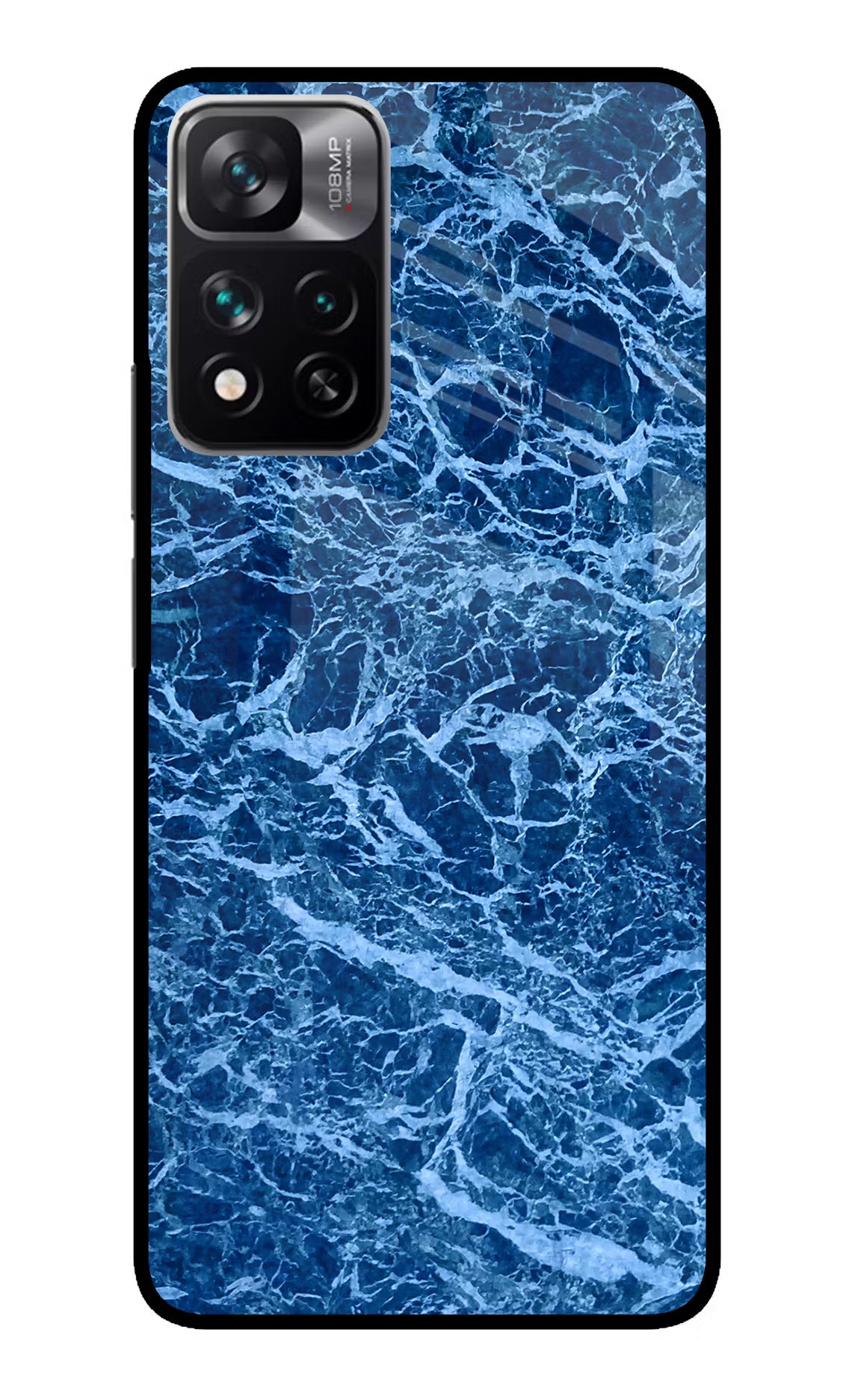 Blue Marble Redmi Note 13 Pro 5G Glass Case Back Cover by Casekaro