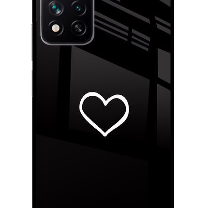 Heart Redmi Note 13 Pro 5G Glass Case Back Cover by Casekaro