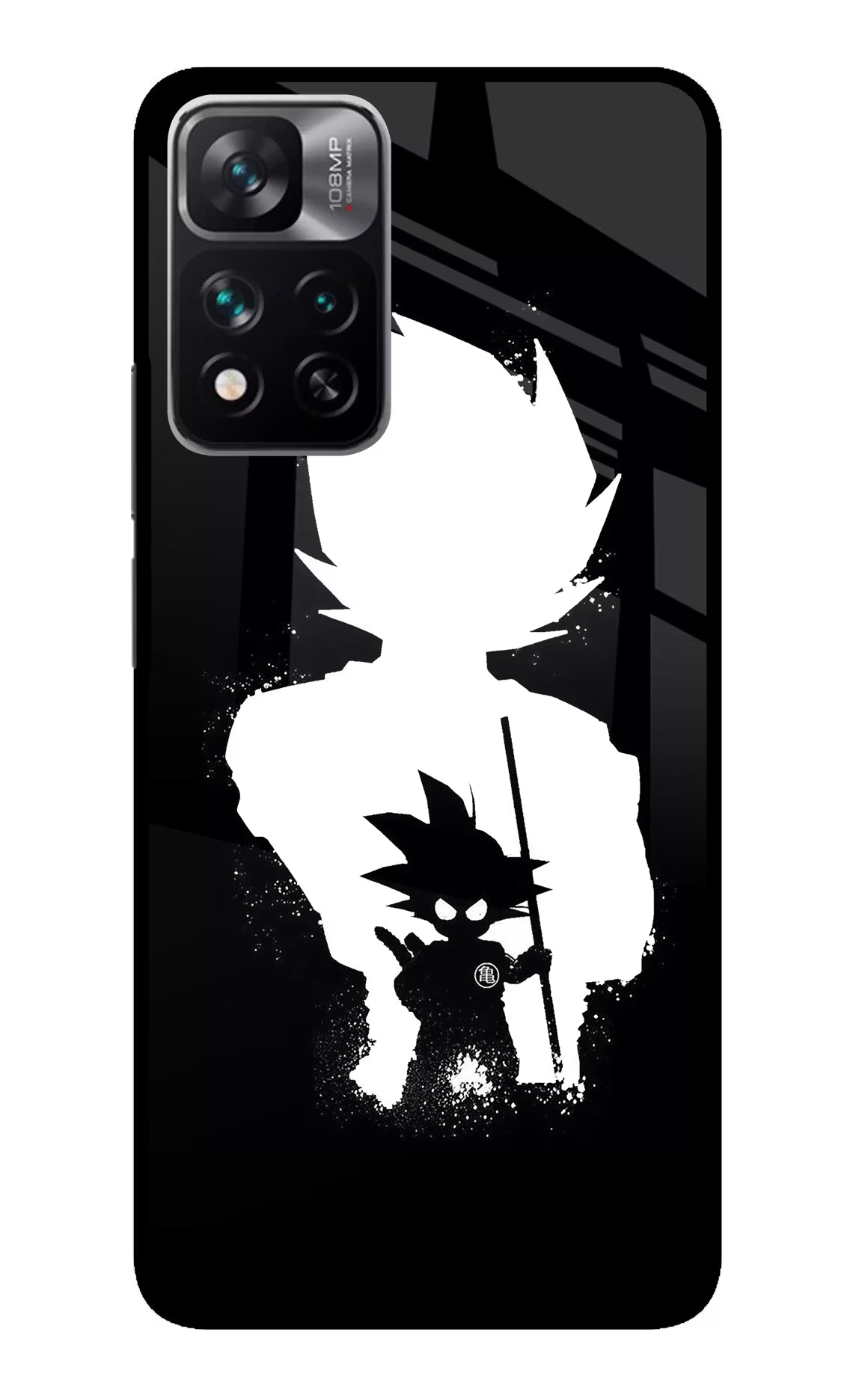 Goku Shadow Redmi Note 13 Pro 5G Glass Case Back Cover by Casekaro