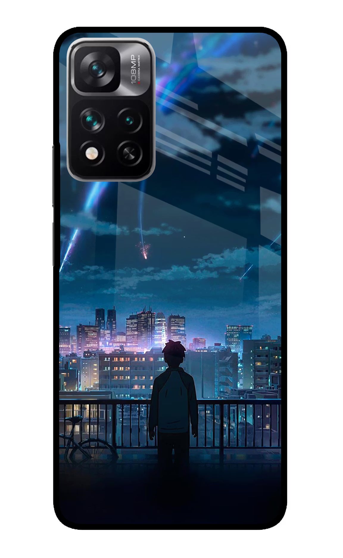 Anime Redmi Note 13 Pro 5G Glass Case Back Cover by Casekaro