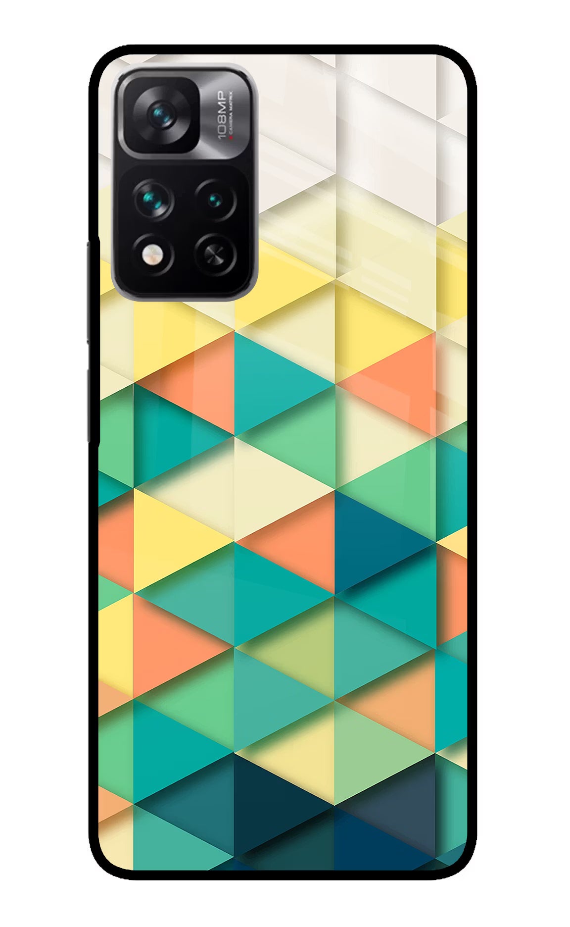 Abstract Redmi Note 13 Pro 5G Glass Case Back Cover by Casekaro
