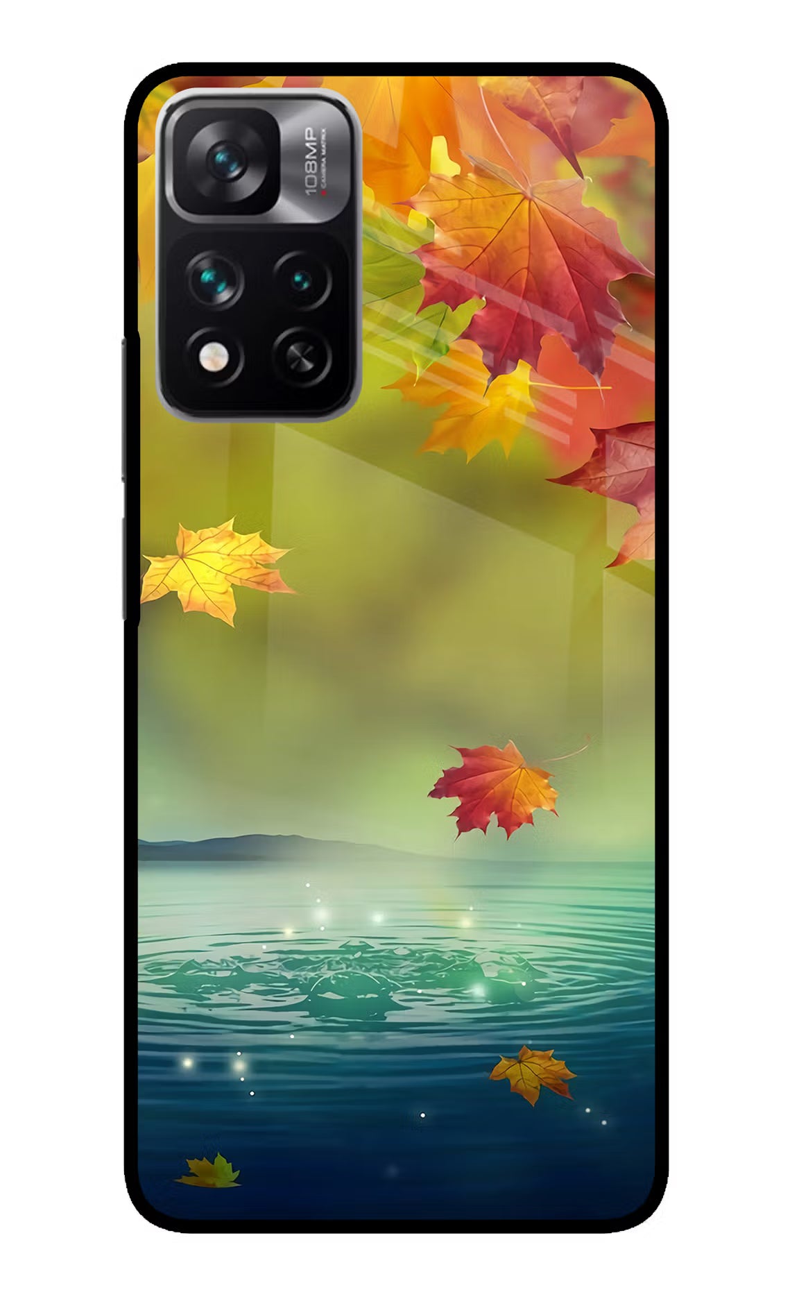 Flowers Redmi Note 13 Pro 5G Glass Case Back Cover by Casekaro