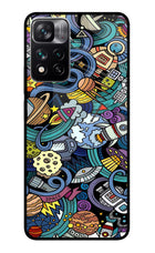 Space Abstract Redmi Note 13 Pro 5G Glass Case