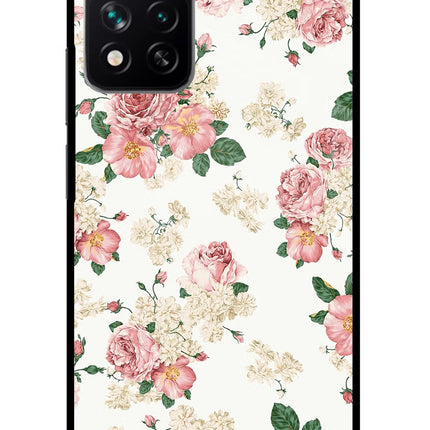 Flowers Redmi Note 13 Pro 5G Glass Case Back Cover by Casekaro