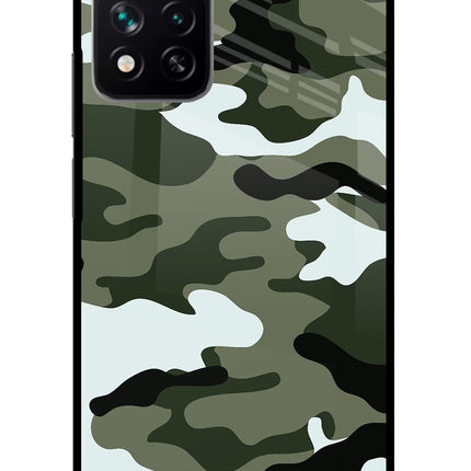 Camouflage Redmi Note 13 Pro 5G Glass Case Back Cover by Casekaro