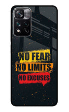 No Fear No Limits No Excuse Redmi Note 13 Pro 5G Glass Case