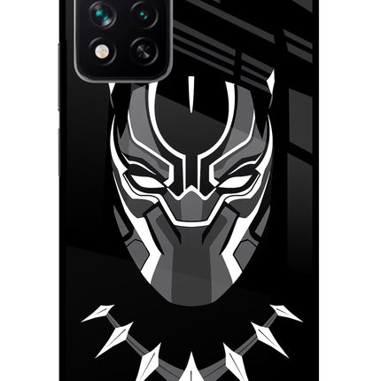Black Panther Redmi Note 13 Pro 5G Glass Case Back Cover by Casekaro