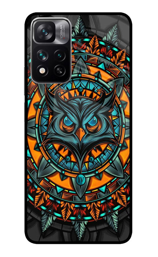 Angry Owl Art Redmi Note 13 Pro 5G Glass Case