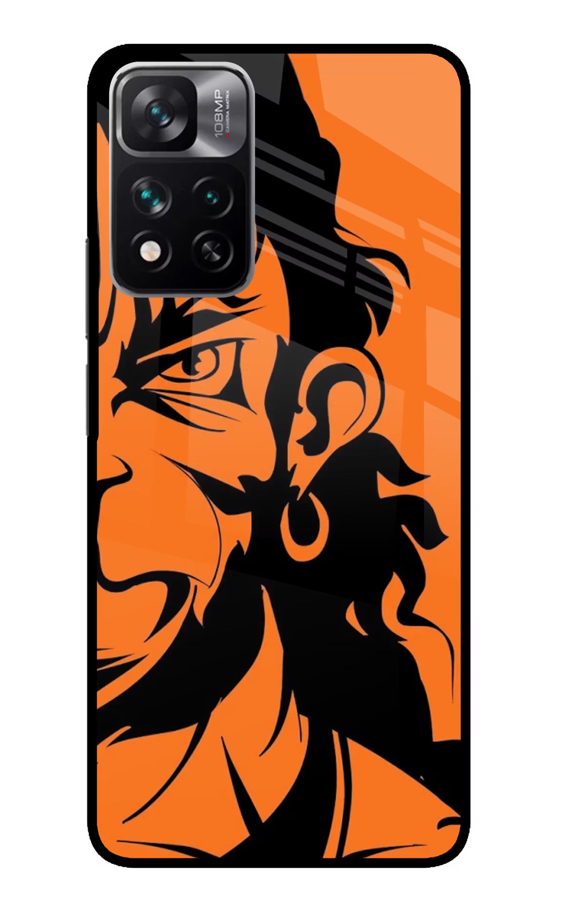 Hanuman Redmi Note 13 Pro 5G Glass Case Back Cover by Casekaro