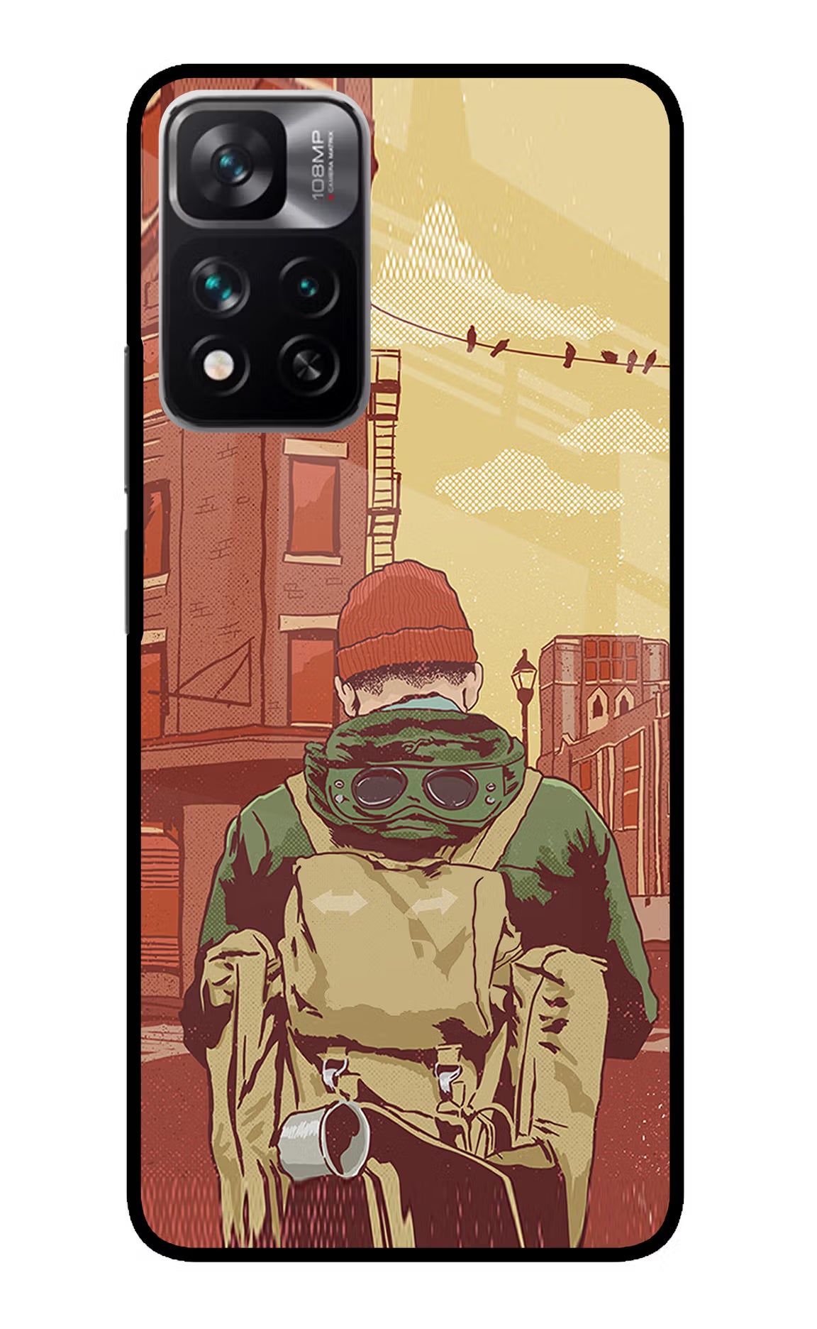Adventurous Redmi Note 13 Pro 5G Glass Case Back Cover by Casekaro