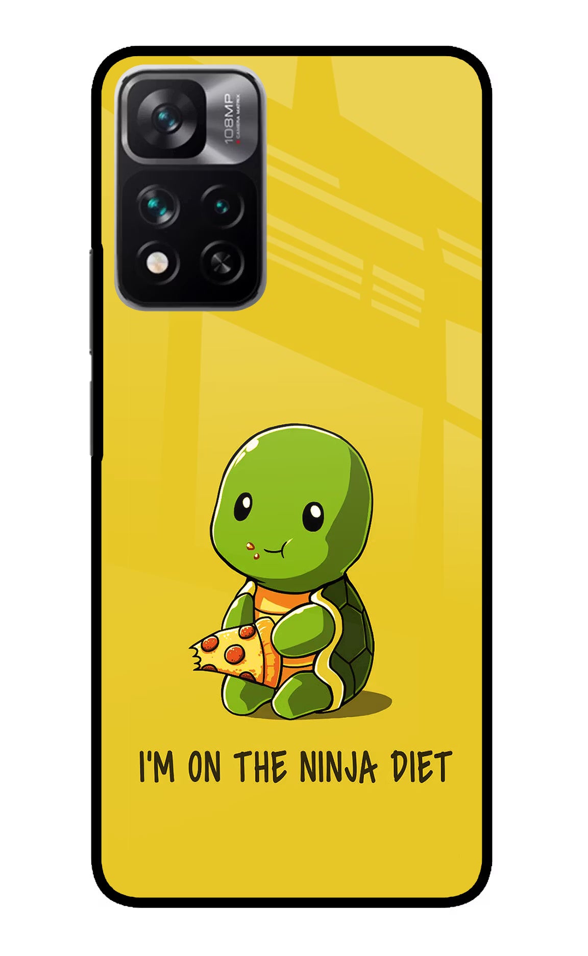 I'm on Ninja Diet Redmi Note 13 Pro 5G Glass Case Back Cover by Casekaro