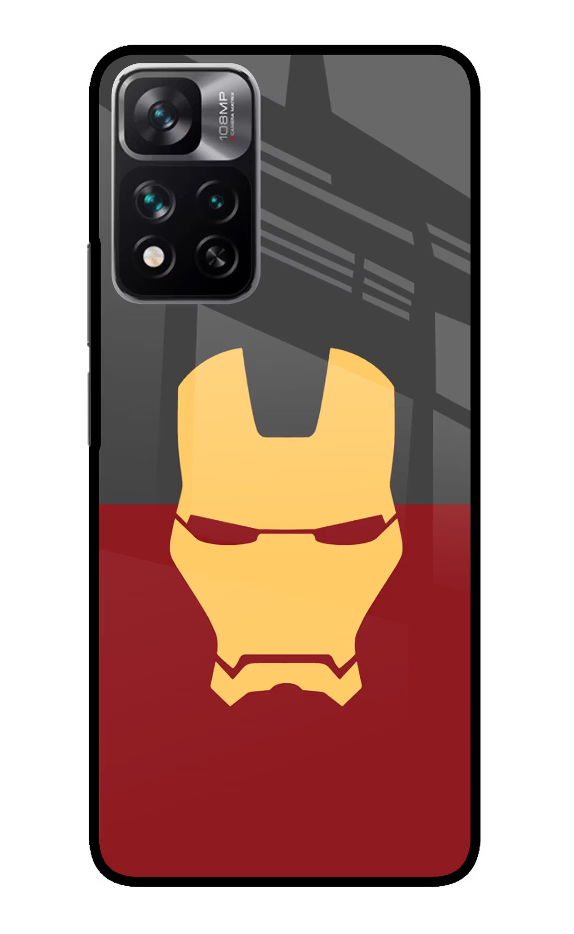 Ironman Redmi Note 13 Pro 5G Glass Case Back Cover by Casekaro