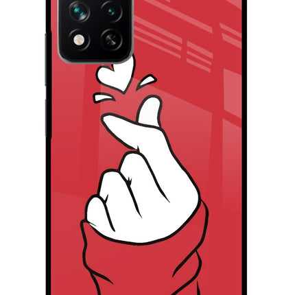 Korean Love Sign Redmi Note 13 Pro 5G Glass Case