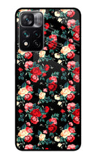 Rose Pattern Redmi Note 13 Pro 5G Glass Case