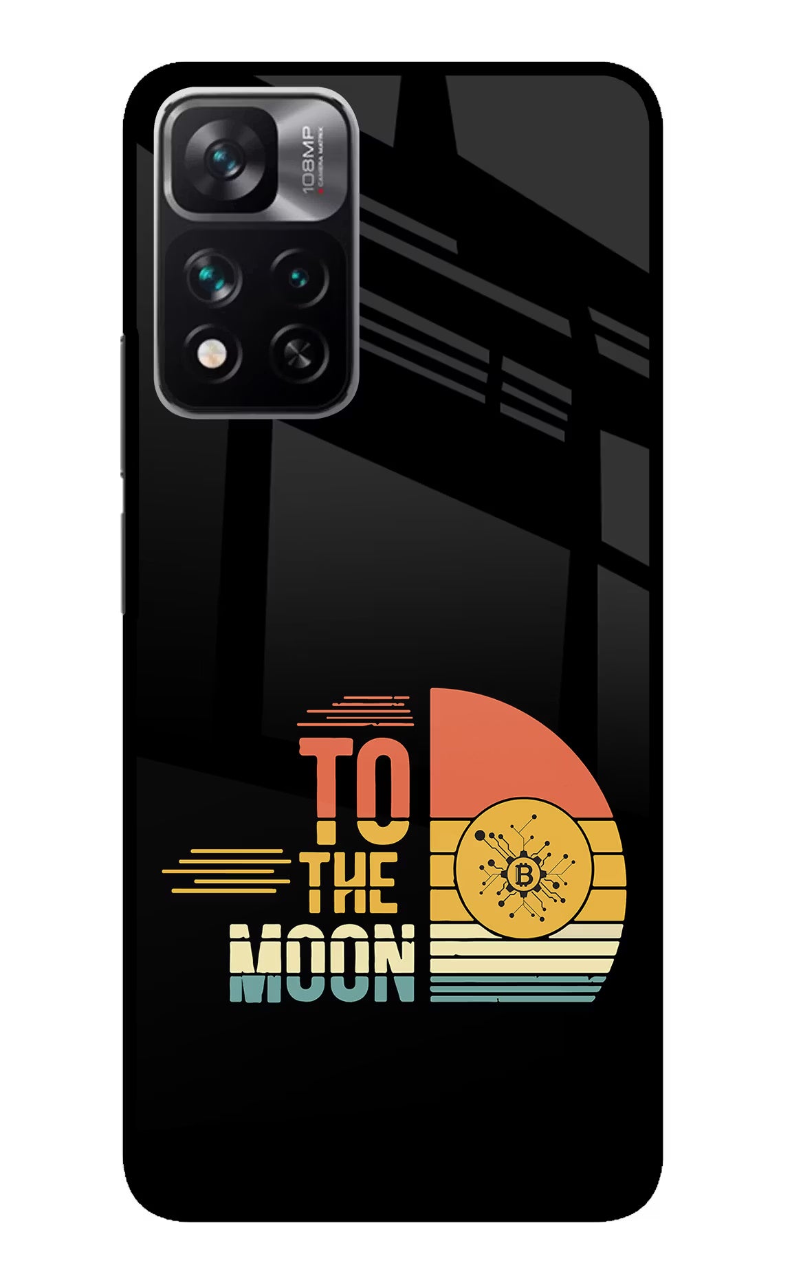 To the Moon Redmi Note 13 Pro 5G Glass Case Back Cover by Casekaro