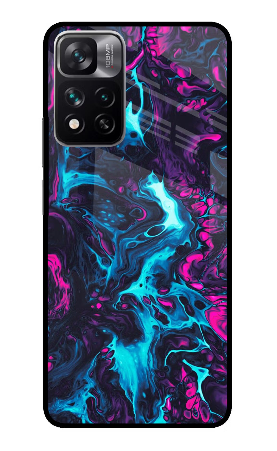 Abstract Redmi Note 13 Pro 5G Glass Case Back Cover by Casekaro
