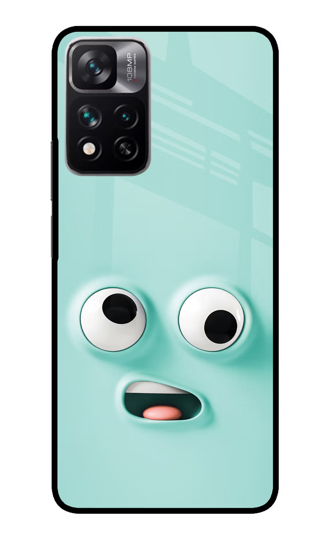 Funny Cartoon Redmi Note 13 Pro 5G Glass Case Back Cover by Casekaro