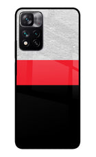 Tri Color Pattern Redmi Note 13 Pro 5G Glass Case