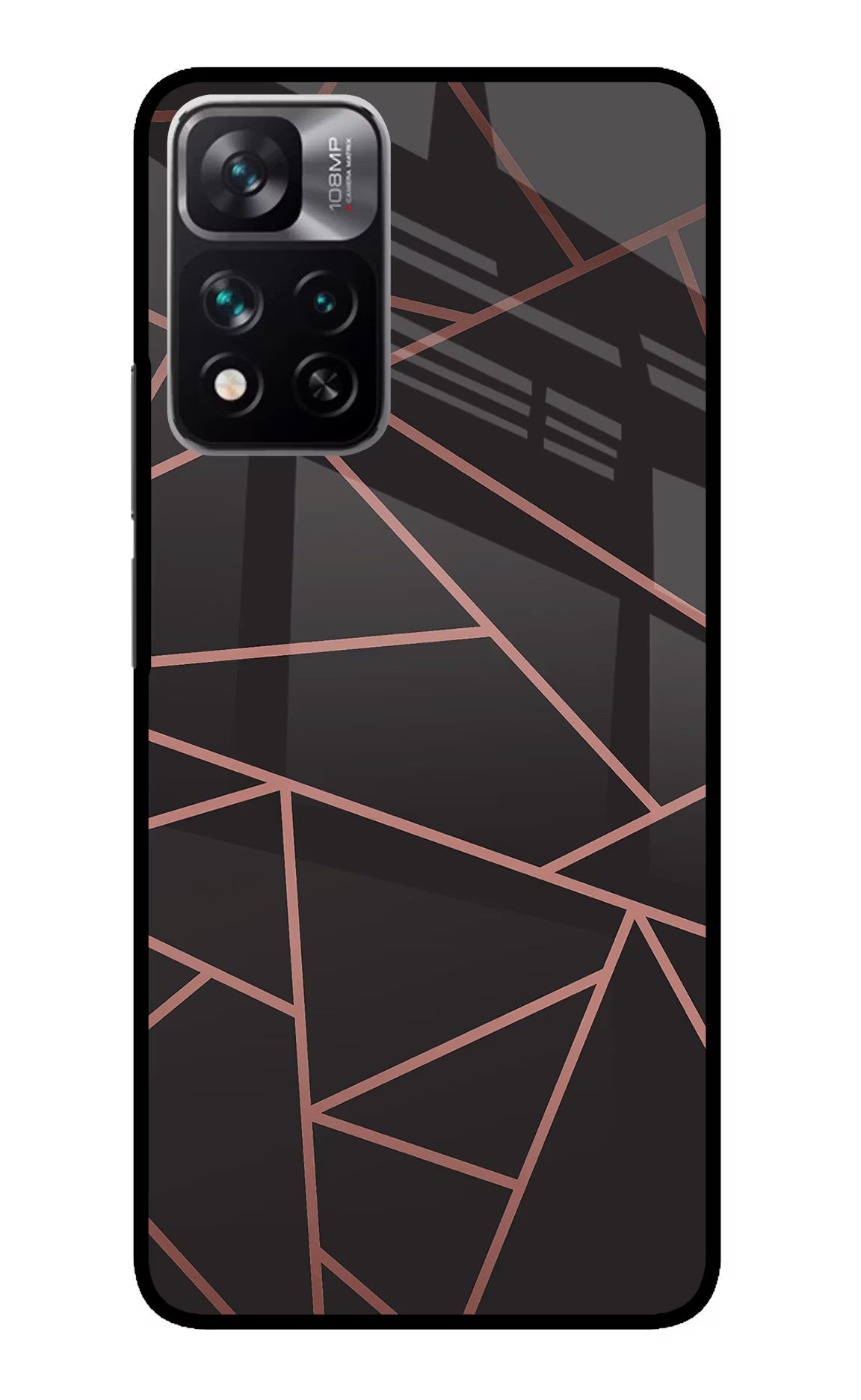 Geometric Pattern Redmi Note 13 Pro 5G Glass Case Back Cover by Casekaro